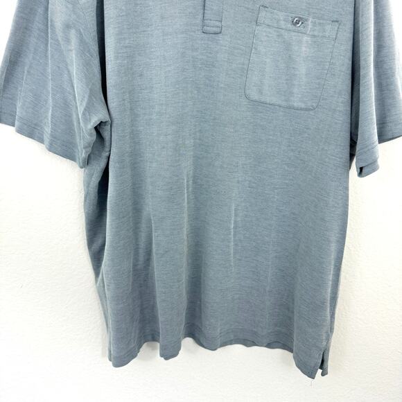 Travis Mathew Mens Pima Cotton Golf Active Polo Shirt Gray Size XXL - Picture 5 of 11